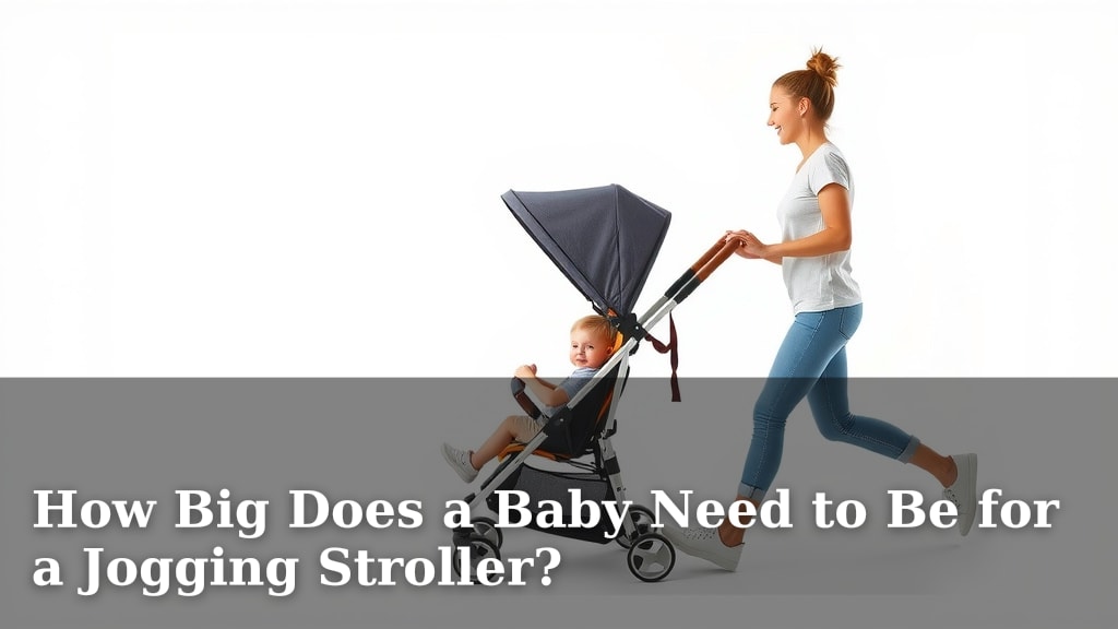How Big Does a Baby Need to Be for a Jogging Stroller?