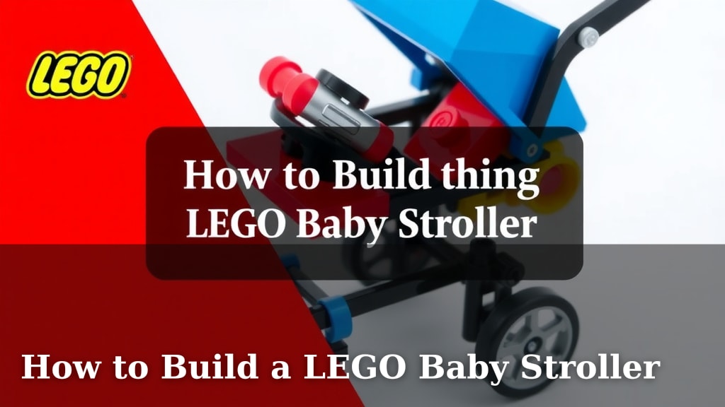 How to Build a LEGO Baby Stroller