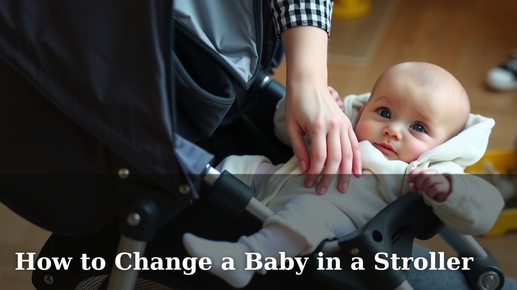 How to Change a Baby in a Stroller