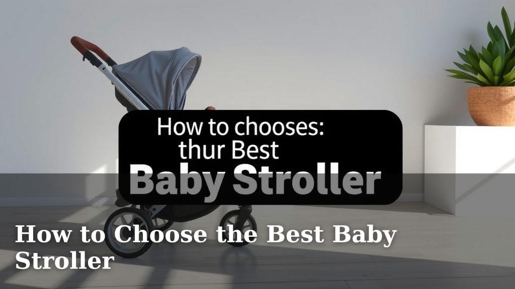 How to Choose the Best Baby Stroller