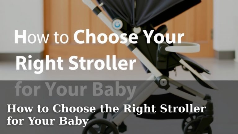 How to Choose the Right Stroller for Your Baby