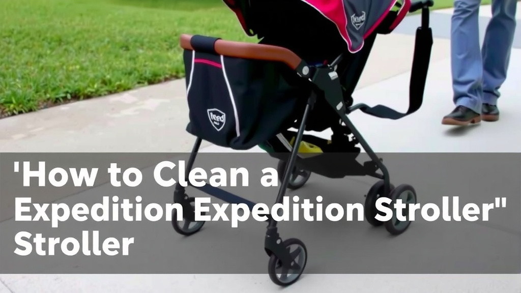 Keeping Your Baby Trend Expedition Stroller Clean