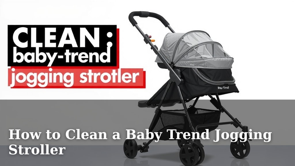 How to Clean a Baby Trend Jogging Stroller