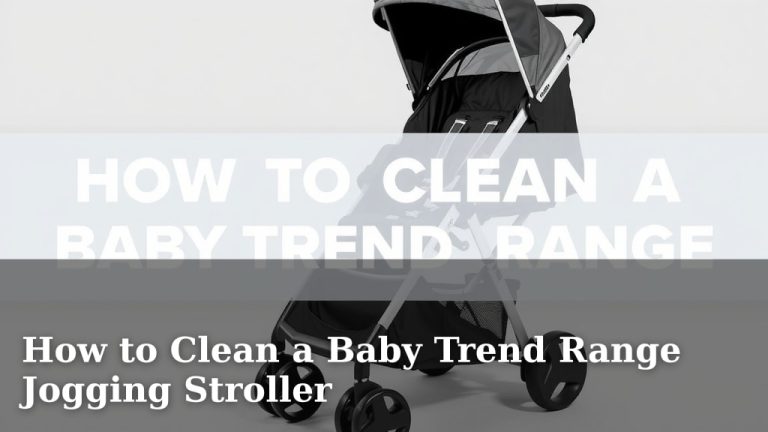 How to Clean a Baby Trend Range Jogging Stroller