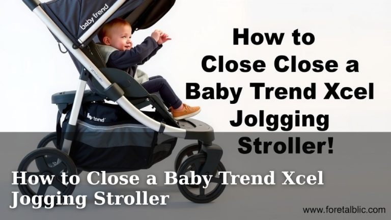 How to Close a Baby Trend Xcel Jogging Stroller