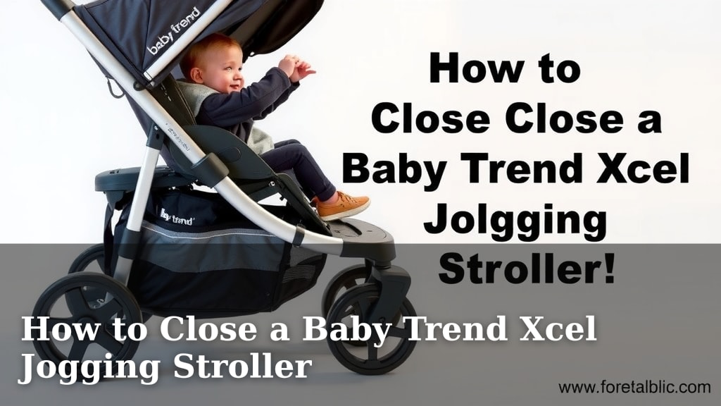 How to Close a Baby Trend Xcel Jogging Stroller