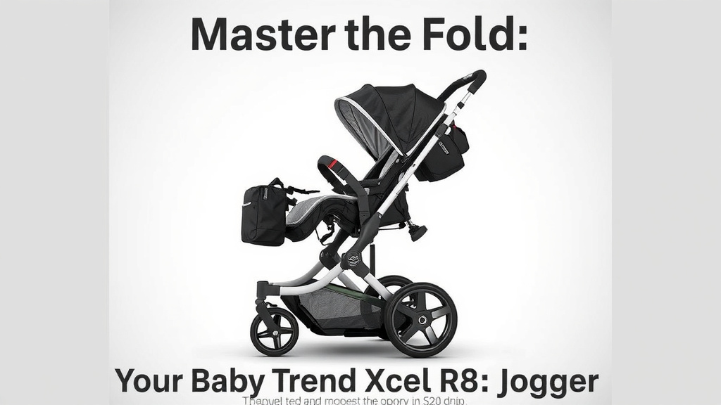 Mastering the Fold: Your Baby Trend Xcel R8 Jogger
