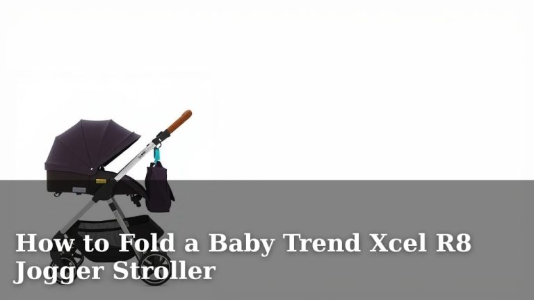 How to Fold a Baby Trend Xcel R8 Jogger Stroller
