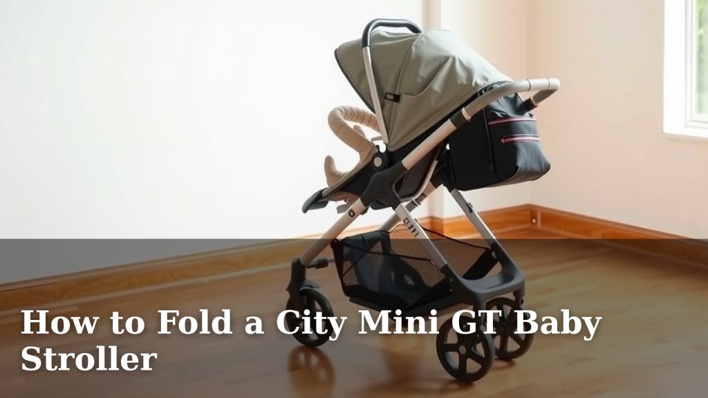 How to Fold a City Mini GT Baby Stroller