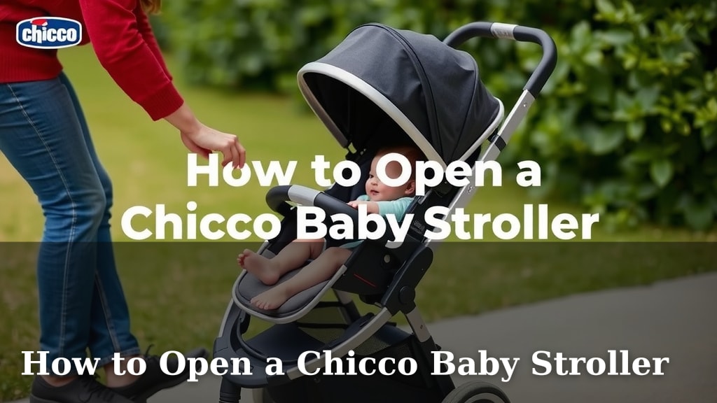 How to Open a Chicco Baby Stroller
