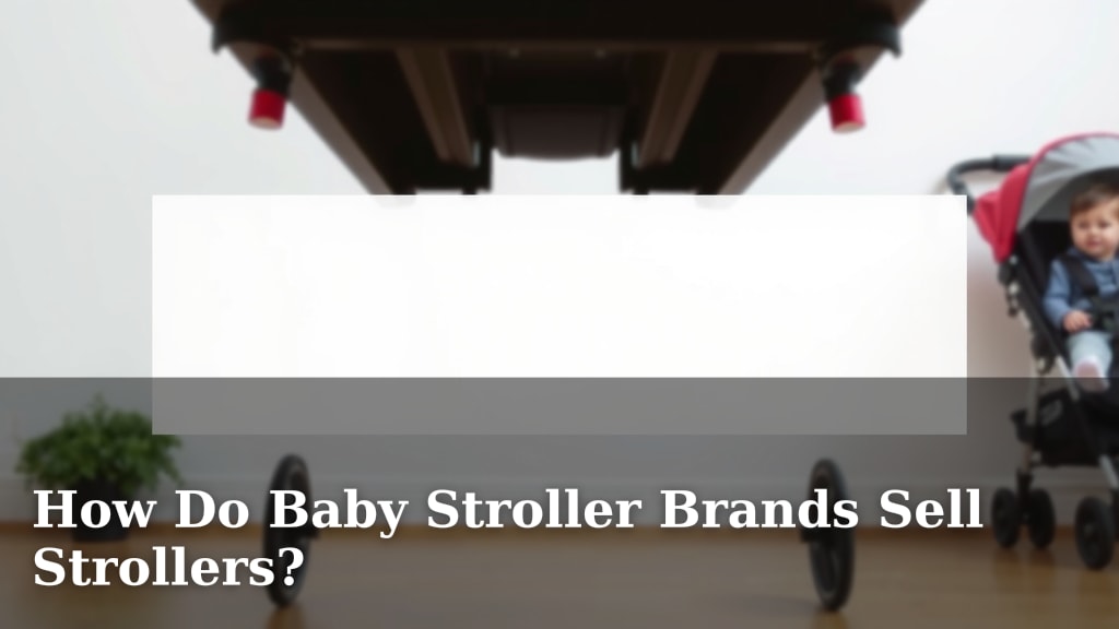 How Do Baby Stroller Brands Sell Strollers?