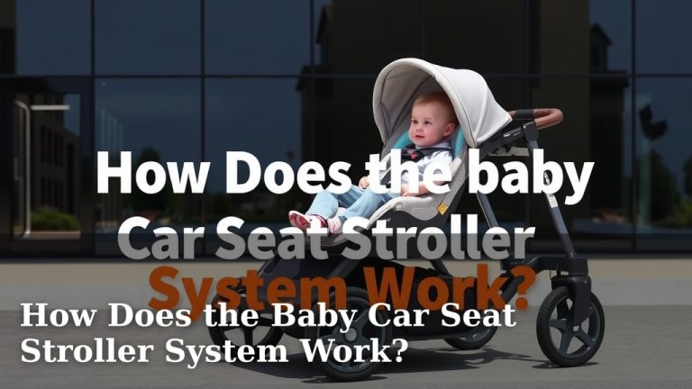 How Does the Baby Car Seat Stroller System Work?