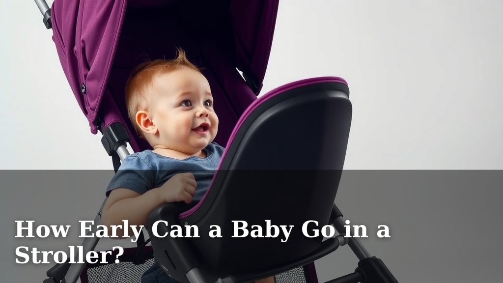How Early Can a Baby Go in a Stroller?