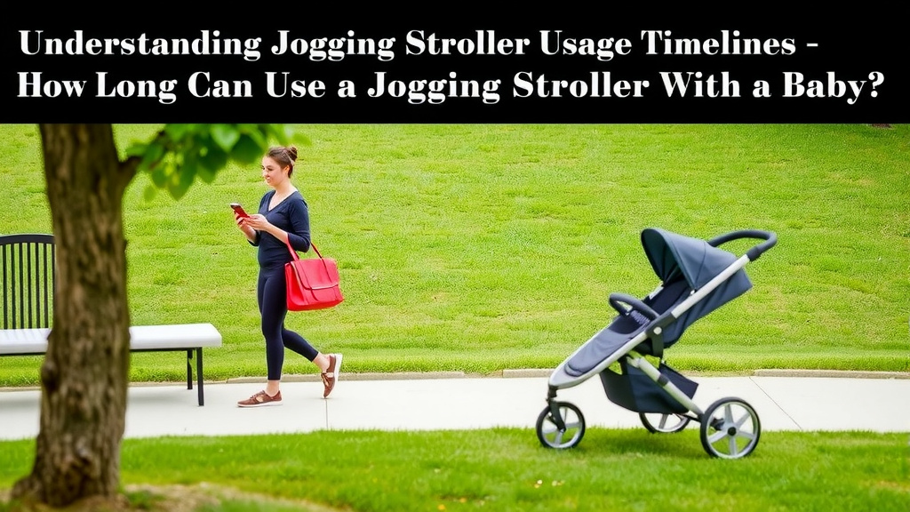 Understanding Jogging Stroller Usage Timelines