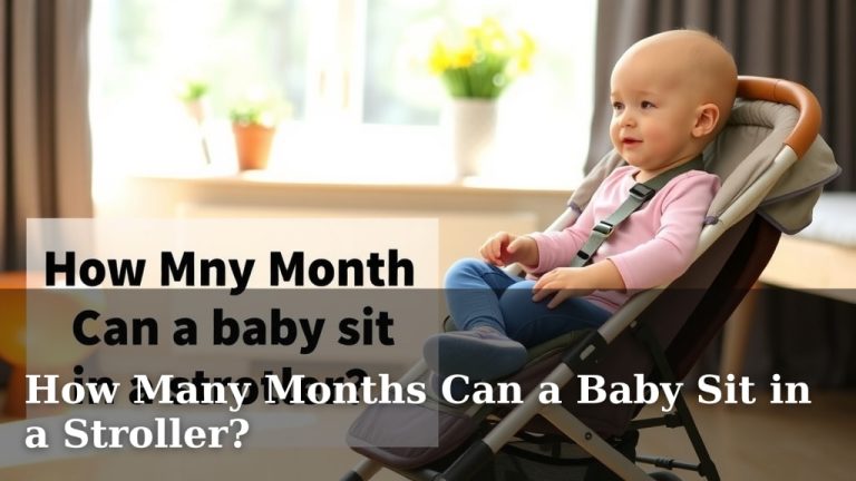 How Many Months Can a Baby Sit in a Stroller?