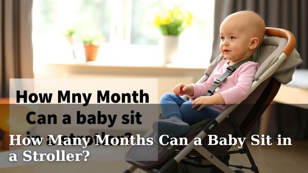 How Many Months Can a Baby Sit in a Stroller?