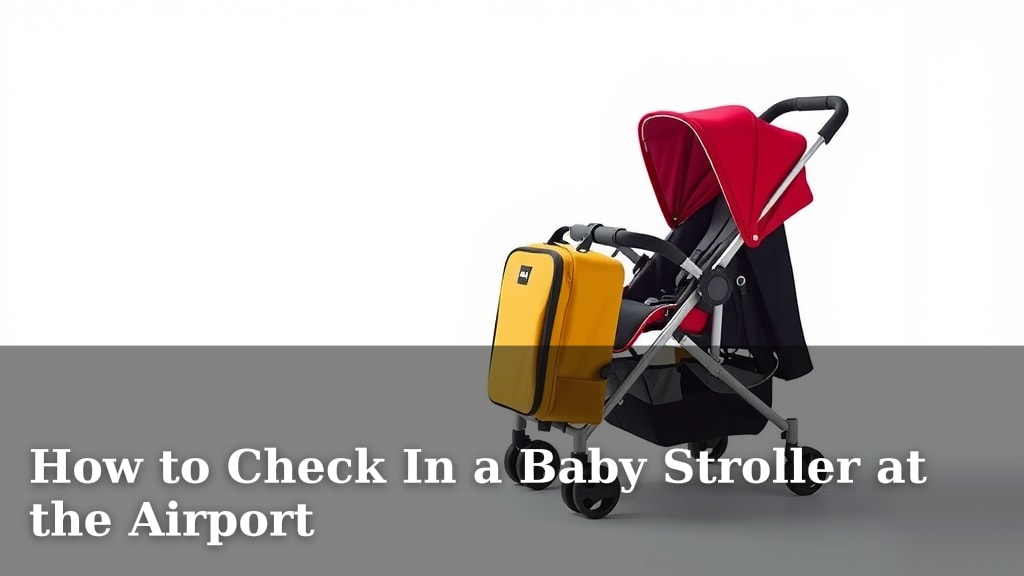 How to Check In a Baby Stroller at the Airport