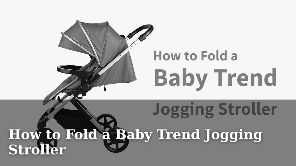 How to Fold a Baby Trend Jogging Stroller