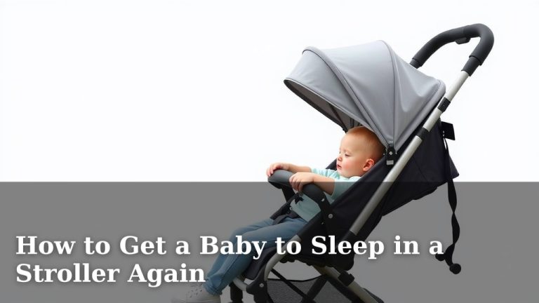 How to Get a Baby to Sleep in a Stroller Again