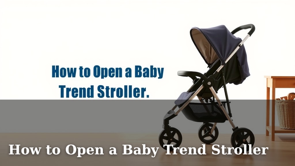How to Open a Baby Trend Stroller