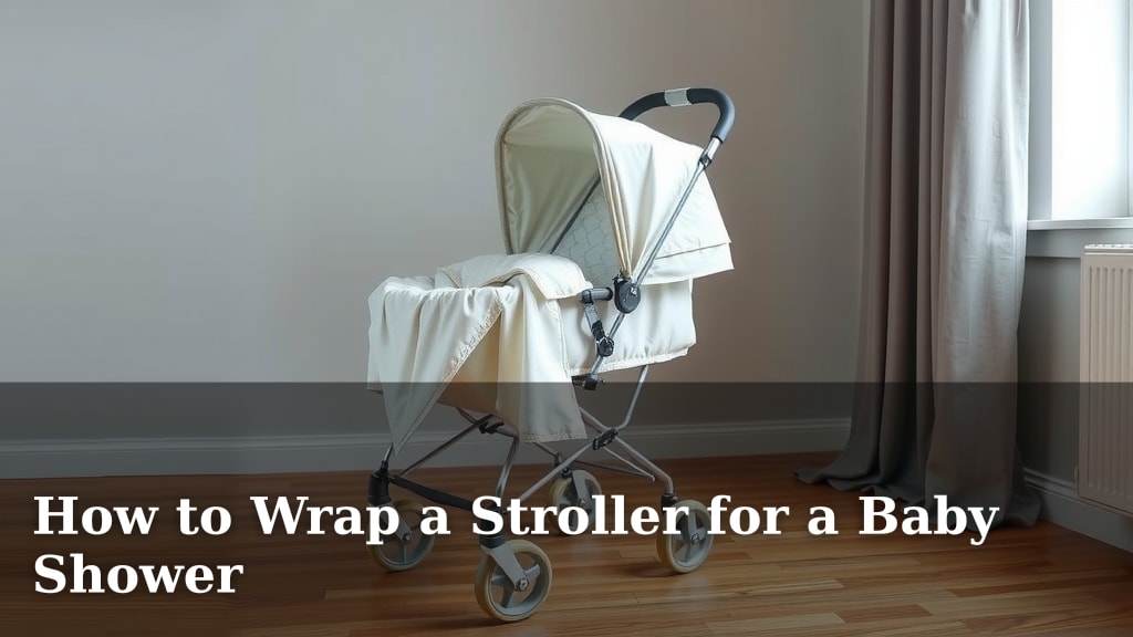 How to Wrap a Stroller for a Baby Shower