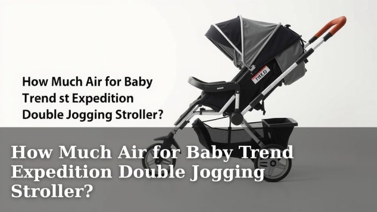 How Much Air for Baby Trend Expedition Double Jogging Stroller?