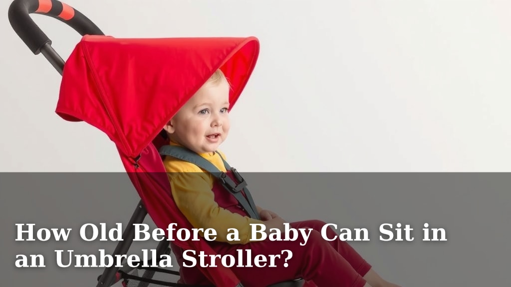 How Old Before a Baby Can Sit in an Umbrella Stroller?