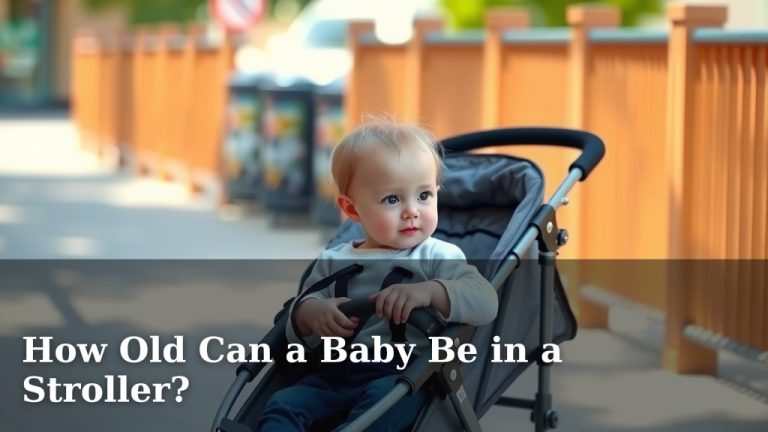 How Old Can a Baby Be in a Stroller?