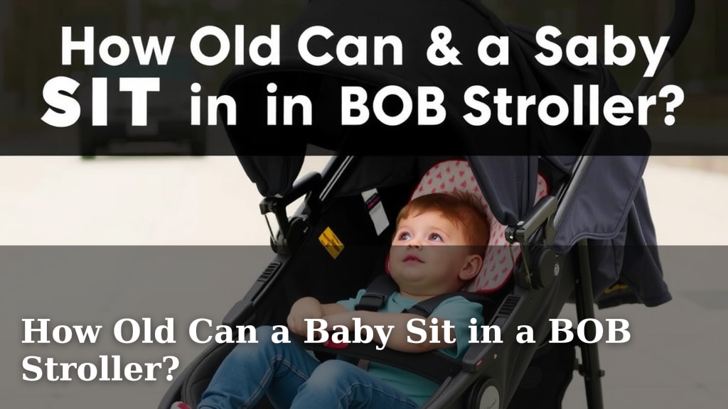 How Old Can a Baby Sit in a BOB Stroller?
