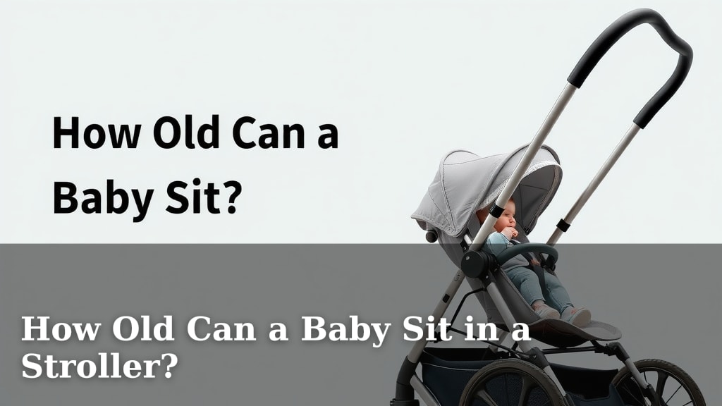 How Old Can a Baby Sit in a Stroller?