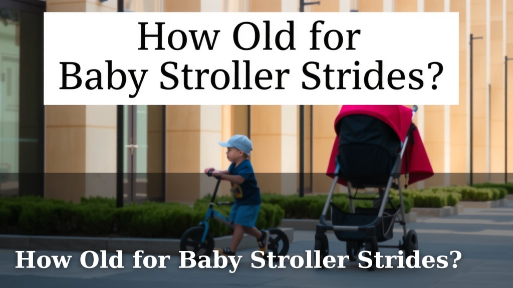 How Old for Baby Stroller Strides?