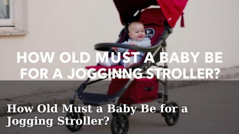 How Old Must a Baby Be for a Jogging Stroller?