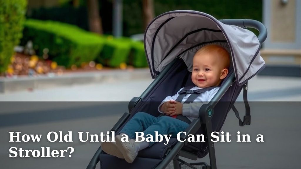 How Old Until a Baby Can Sit in a Stroller?