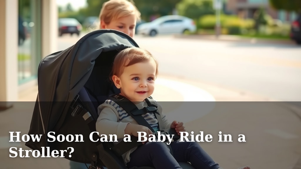 How Soon Can a Baby Ride in a Stroller?