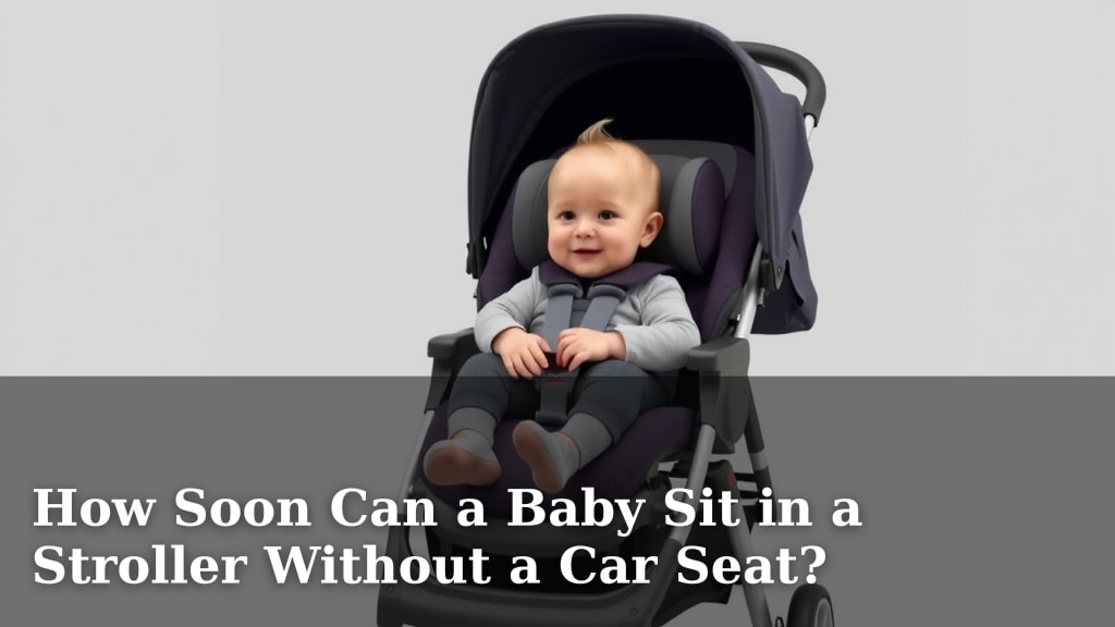 How Soon Can a Baby Sit in a Stroller Without a Car Seat?