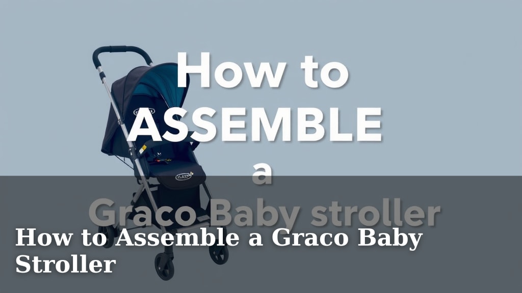 How to Assemble a Graco Baby Stroller