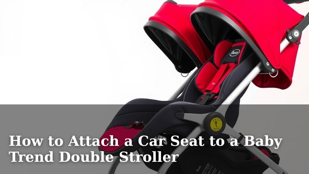 How to Attach a Car Seat to a Baby Trend Double Stroller