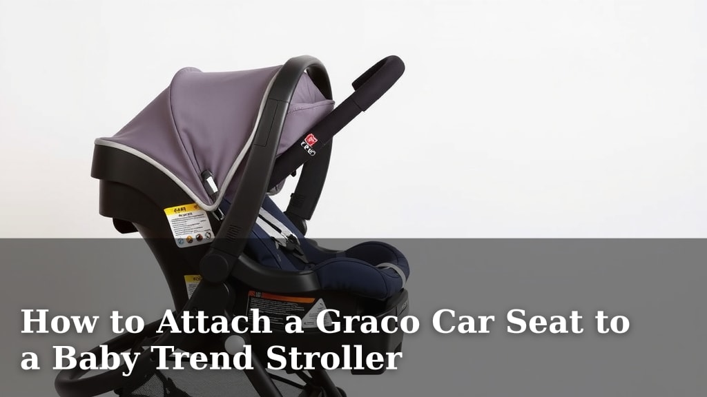 How to Attach a Graco Car Seat to a Baby Trend Stroller