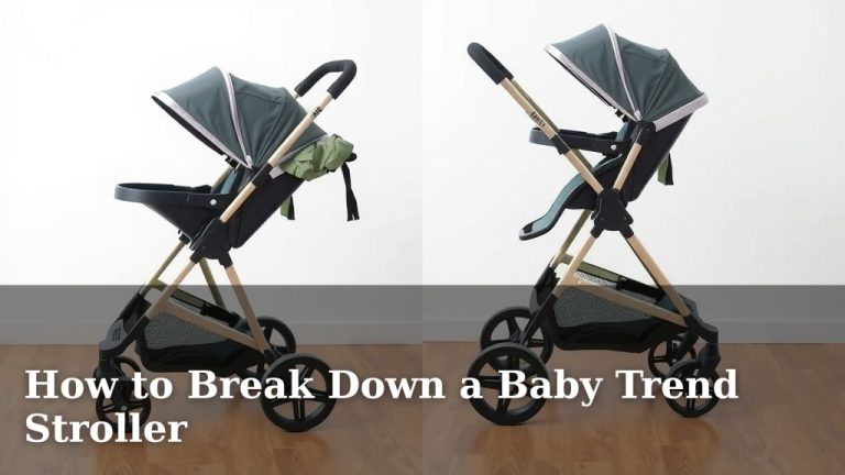 How to Break Down a Baby Trend Stroller