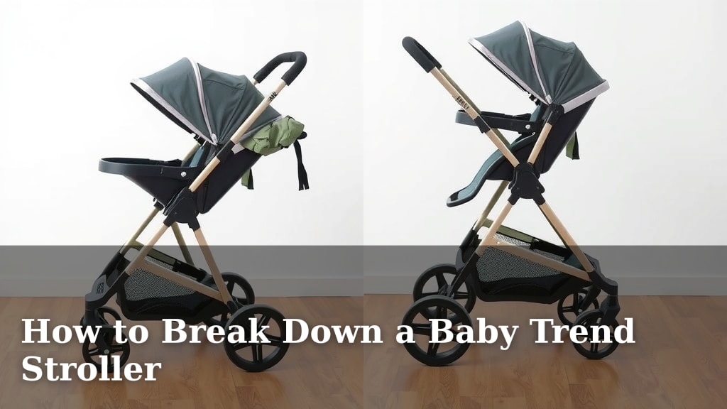How to Break Down a Baby Trend Stroller