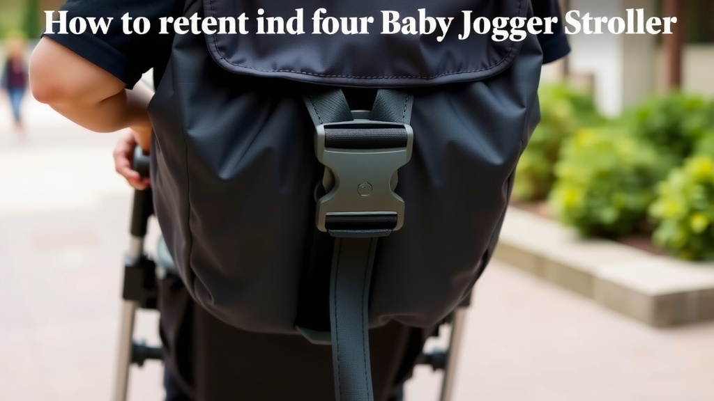 Securing Your Little Passenger: A Guide to Buckling Your Baby Jogger