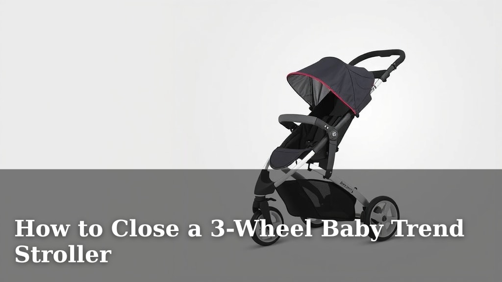 How to Close a 3-Wheel Baby Trend Stroller