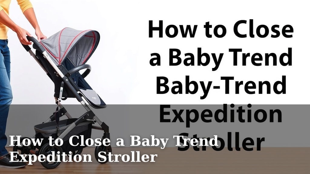 How to Close a Baby Trend Expedition Stroller