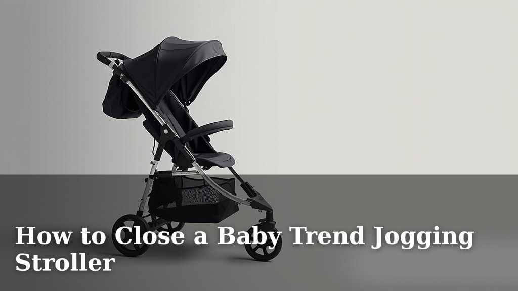 How to Close a Baby Trend Jogging Stroller